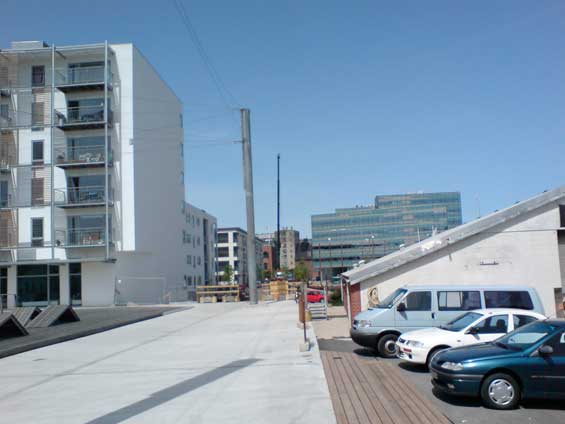 beton på havnen